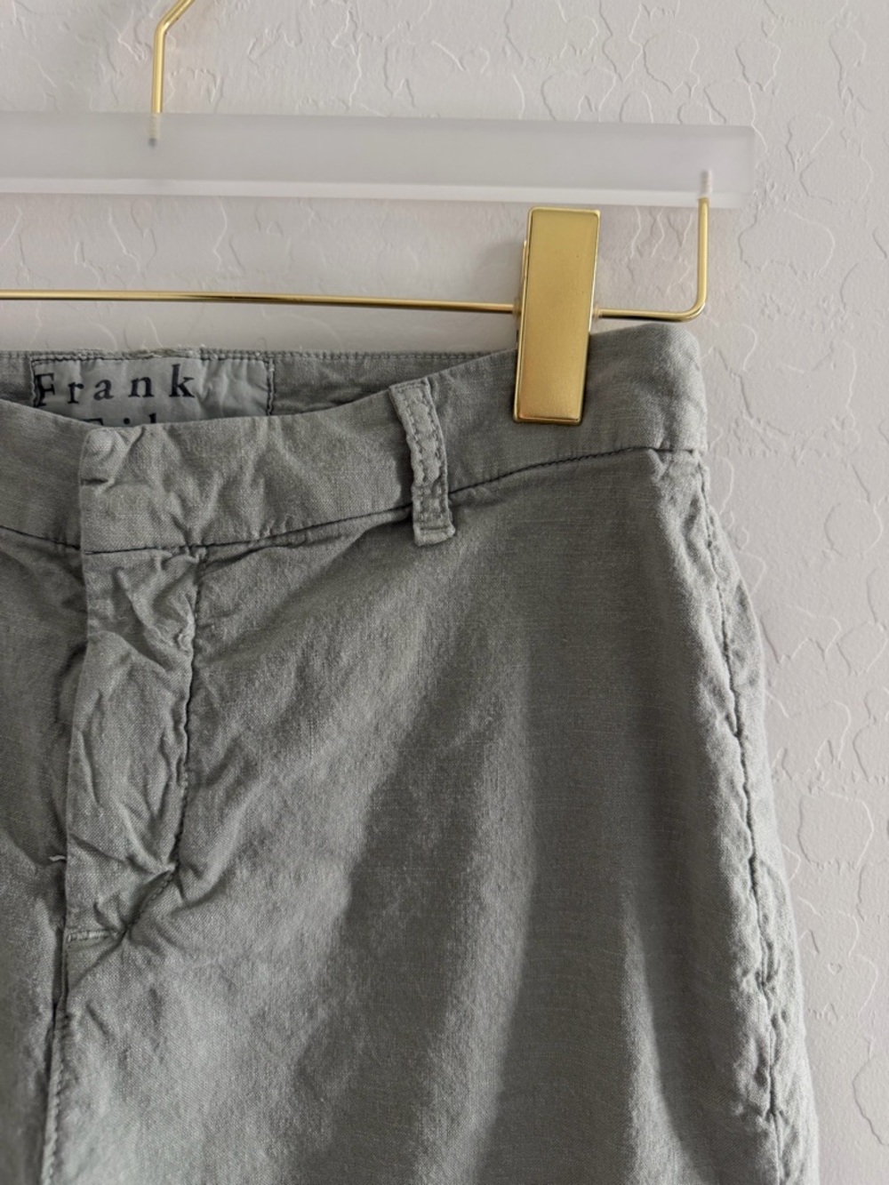 FRANK & EILEEN kinsale Linen Blend Pant Size 6 - Picture 10 of 14